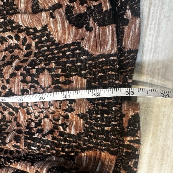 Free People - Brown and Black Bell sleeve dress boho print - size Medium - Picture 12 of 16